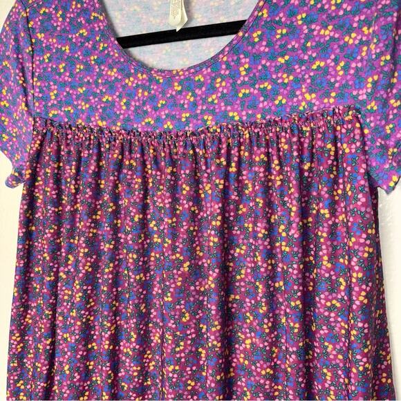 Matilda Jane Walking On a Cloud Mesh Babydoll Top Purple Women's Size Medium - Picture 7 of 16